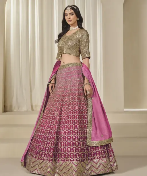 Buy Heavy Sequence Wedding Wear Lehenga Choli