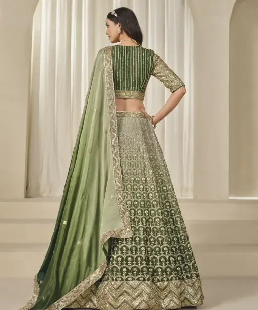 Buy Heavy Sequence Wedding Wear Lehenga Choli