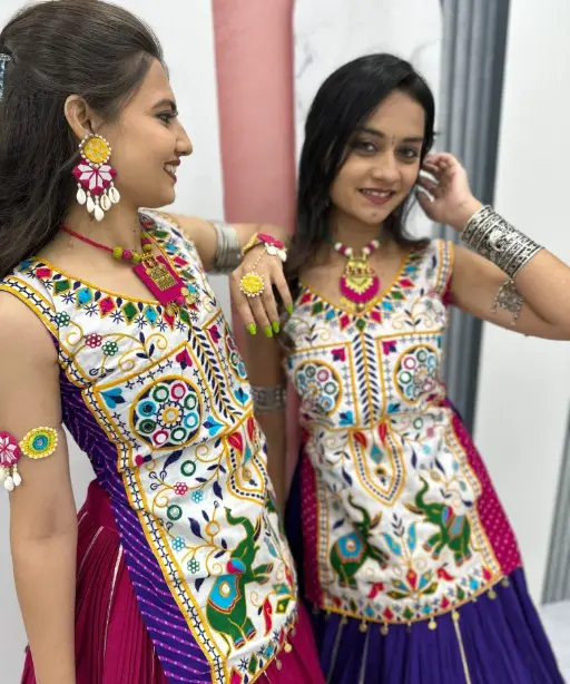 Buy Navratri Lehenga with Kedia for Garba 2025