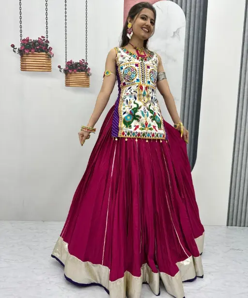 Buy Navratri Lehenga with Kedia for Garba 2025