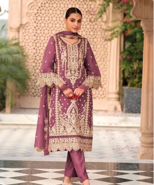 Buy Pakistani Readymade Straight Suit