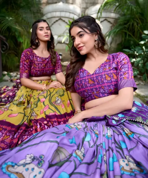 Buy Traditional Pichwai And Patola Printed Lehenga Choli