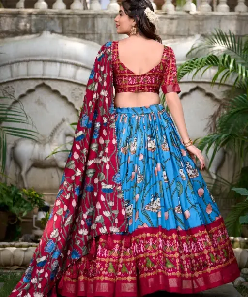 Buy Traditional Pichwai And Patola Printed Lehenga Choli
