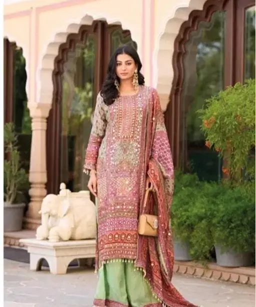 Designer Readymade Rajwadi Sharara Suit for Wedding