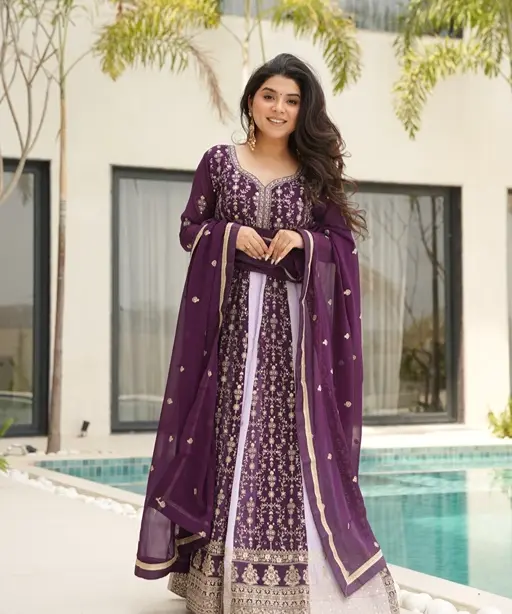 Designer Wedding Wear Readymade Anarkali Suit