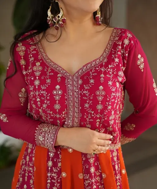 Designer Wedding Wear Readymade Anarkali Suit