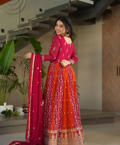 Designer Wedding Wear Readymade Anarkali Suit