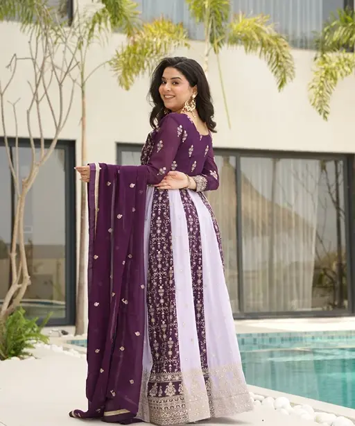 Designer Wedding Wear Readymade Anarkali Suit