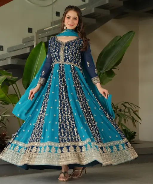 Designer Wedding Wear Readymade Anarkali Suit