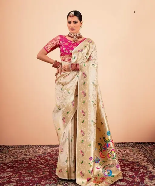 Festive Wear Paithani Silk Saree