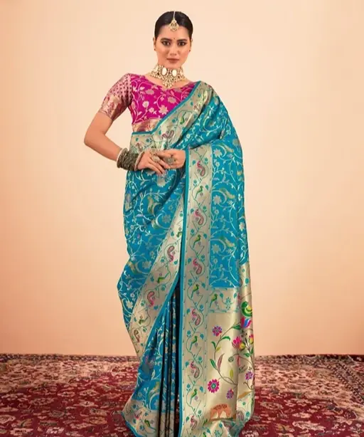 Festive Wear Paithani Silk Saree