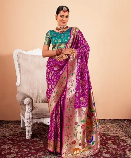 Festive Wear Paithani Silk Saree