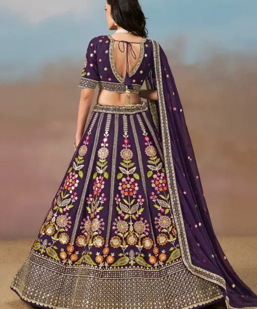 Heavy Embroidery Bridesmaid Lehenga Choli