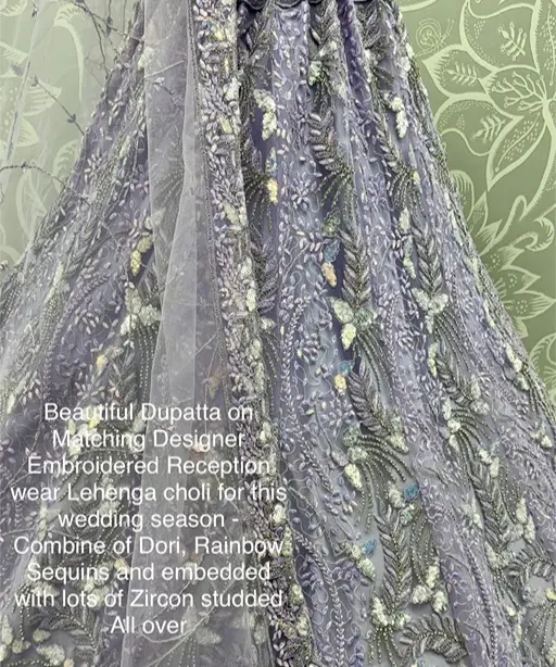 Heavy Net Bridal Lehenga Choli