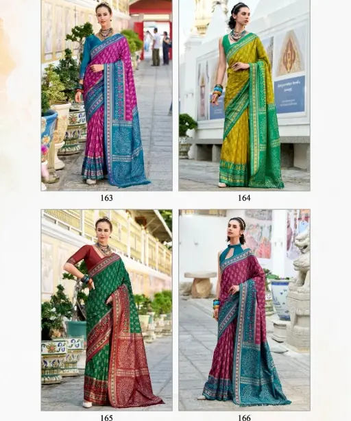 Soft Ikkat Diwali Wear Saree