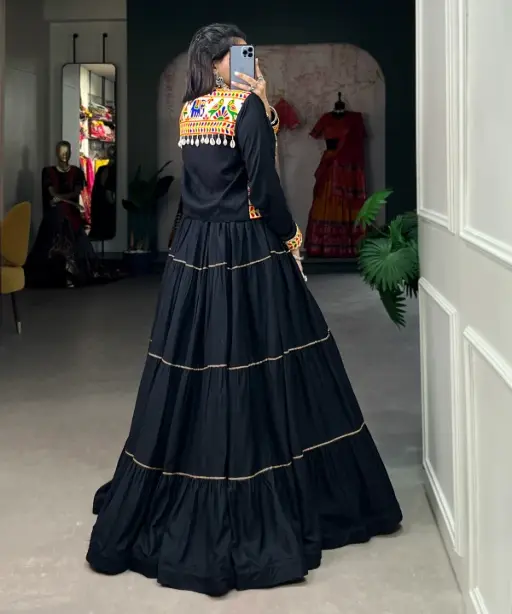 Stylish Navratri Chaniya Choli with Koti Design 2025