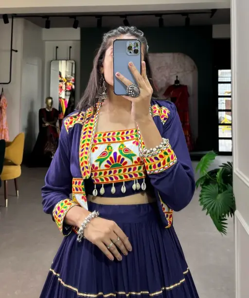 Stylish Navratri Chaniya Choli with Koti Design 2025