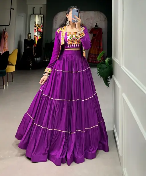 Stylish Navratri Chaniya Choli with Koti Design 2025