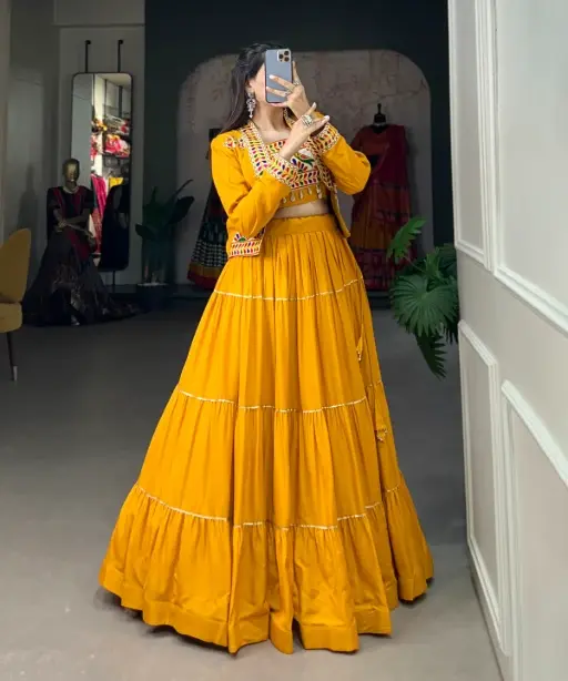 Stylish Navratri Chaniya Choli with Koti Design 2025