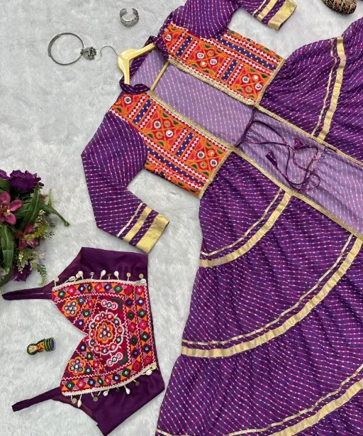 Stylish Navratri Wear Blouse with Shrug