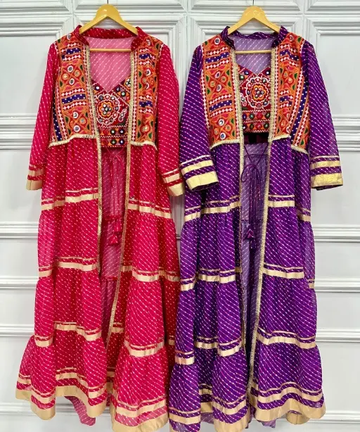 Stylish Navratri Wear Blouse with Shrug