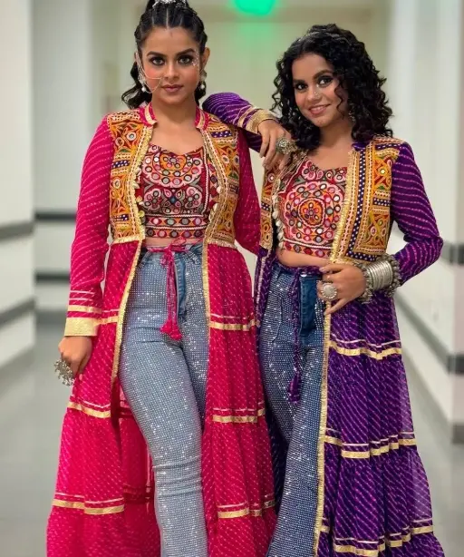 Stylish Navratri Wear Blouse with Shrug