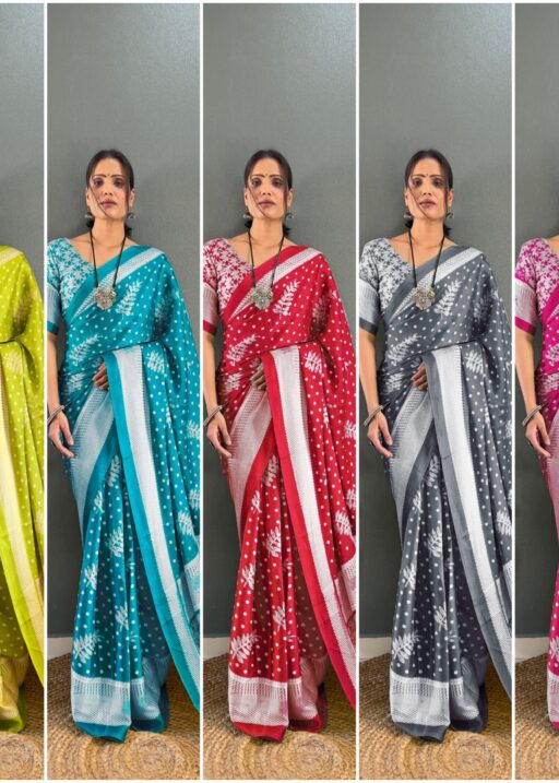 Stylish Printed Ready to Wear Saree