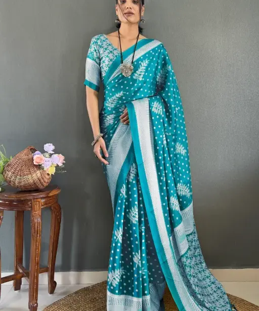 Stylish Printed Ready to Wear Saree