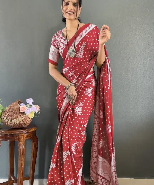 Stylish Printed Ready to Wear Saree