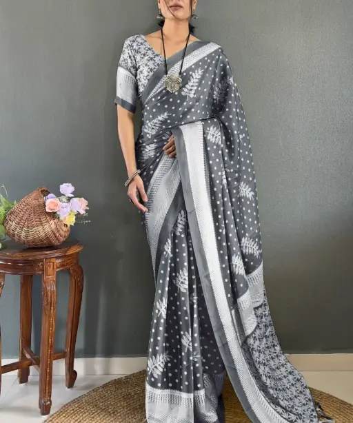 Stylish Printed Ready to Wear Saree