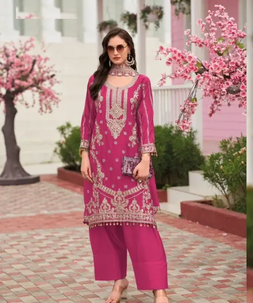 Wedding Wear Farsi Salwar Suit Collections
