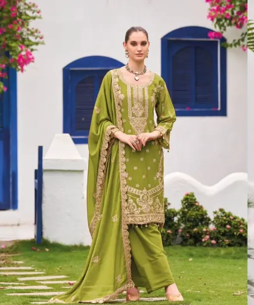Wedding Wear Farsi Salwar Suit Collections