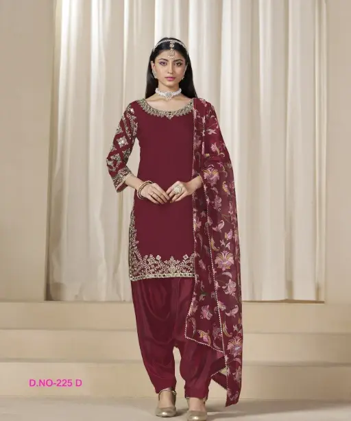 Wedding Wear Punjabi Patiala Salwar Kameez