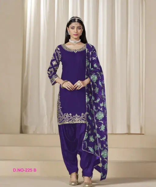 Wedding Wear Punjabi Patiala Salwar Kameez