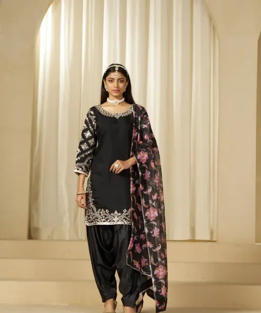 Wedding Wear Punjabi Patiala Salwar Kameez