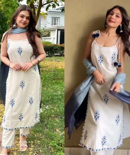 Festive Wear Spaghetti Top with Plazzo Set