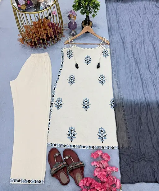 Festive Wear Spaghetti Top with Plazzo Set