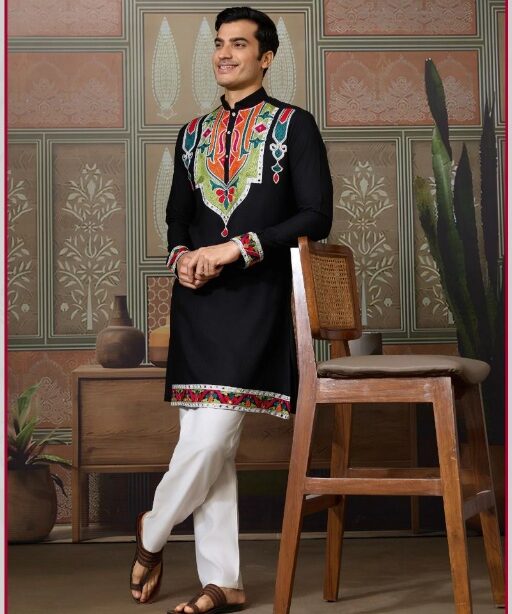 Men's Navratri kutchi Kurta