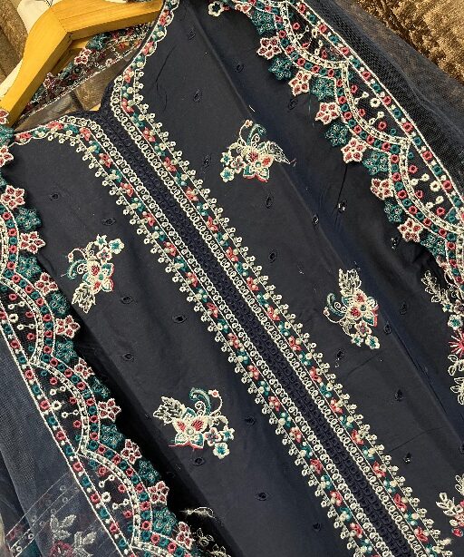 Readymade Pakistani Chikankari Cotton Suit