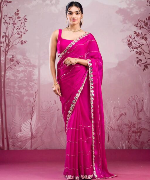 Soft Burbury Silk Bollywood Saree