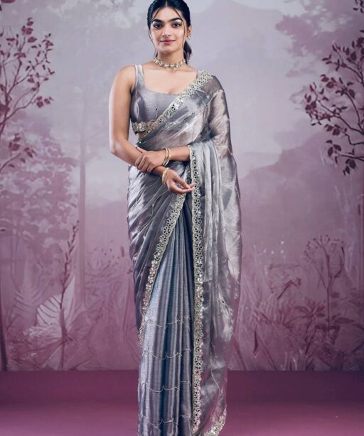 Soft Burbury Silk Bollywood Saree