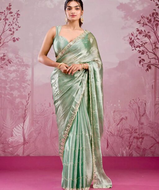 Soft Burbury Silk Bollywood Saree