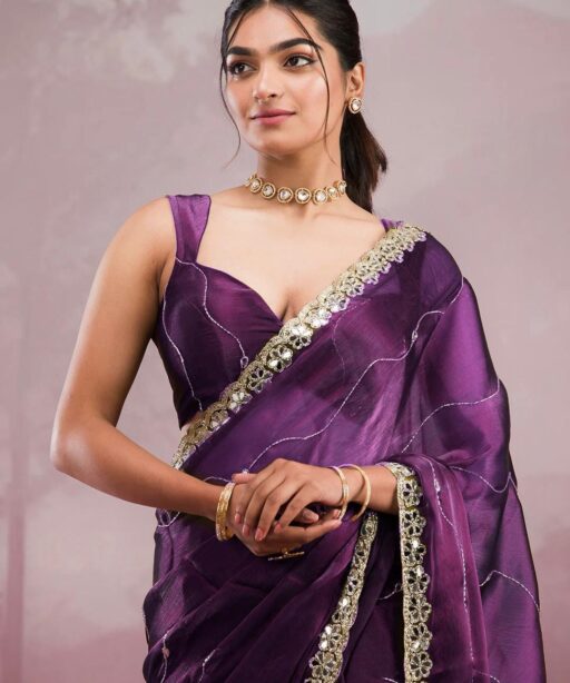 Soft Burbury Silk Bollywood Saree