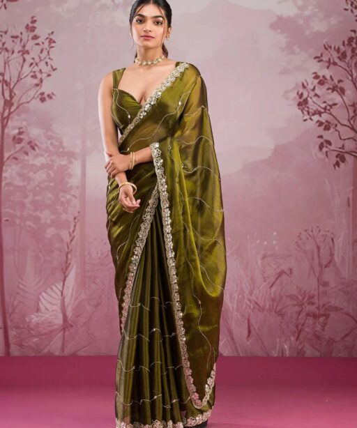 Soft Burbury Silk Bollywood Saree