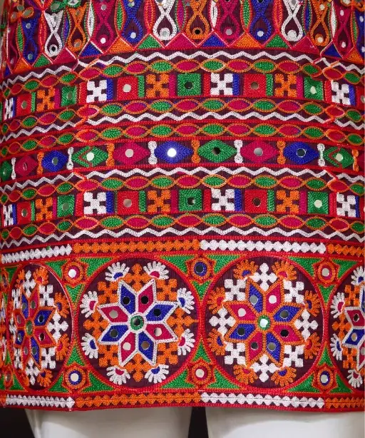 Traditional Men's Navratri Kurta Ijar