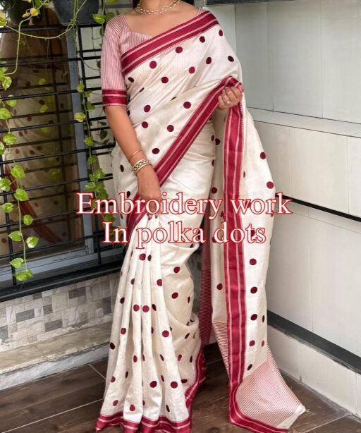 Trending Bollywood Polka Dots Saree