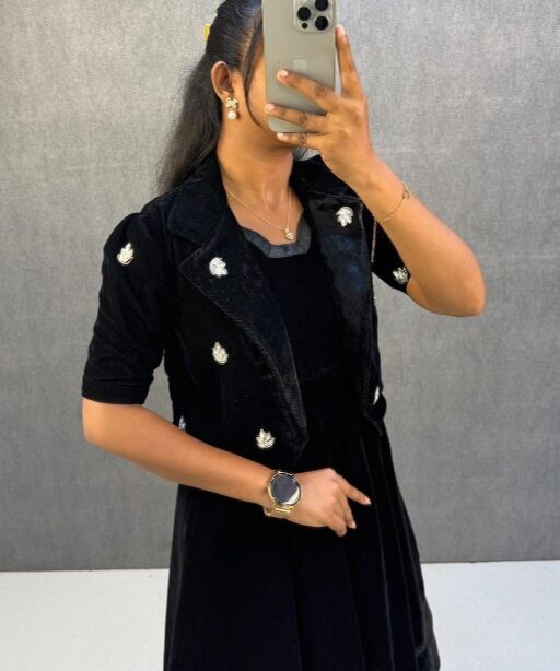Trisha Krishnan Inspired Velvet Gown