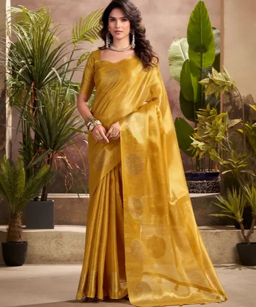Wedding Tissue Silk Saree for Women