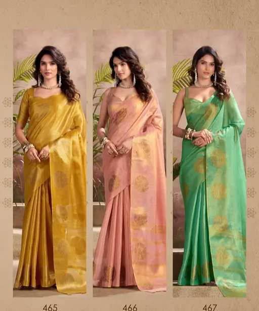 Wedding Tissue Silk Saree for Women