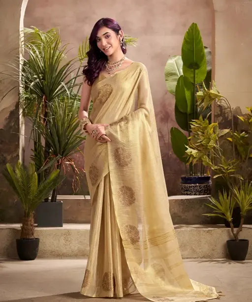 Wedding Tissue Silk Saree for Women